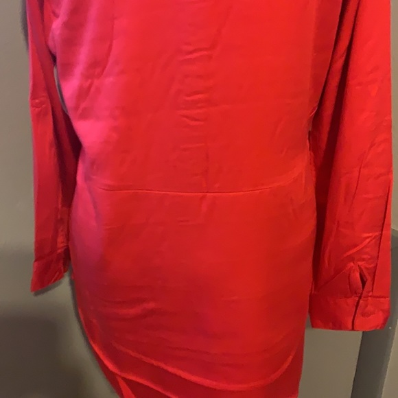 REBA Rodeo Red Layered Button Down Top - Picture 10 of 16